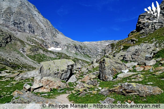 Dessous le Col d'Aussois 1 (Traversée de la Vanoise / Trekking / France / Savoie - FR-73) © Philippe Manaël