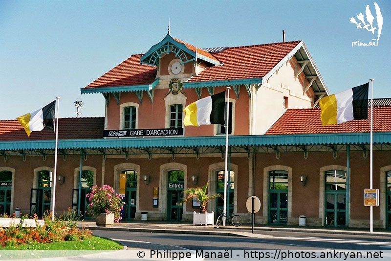 Gare d'Arcachon (Traversée des Landes / Trekking / France / Gironde - FR-33) © Philippe Manaël
