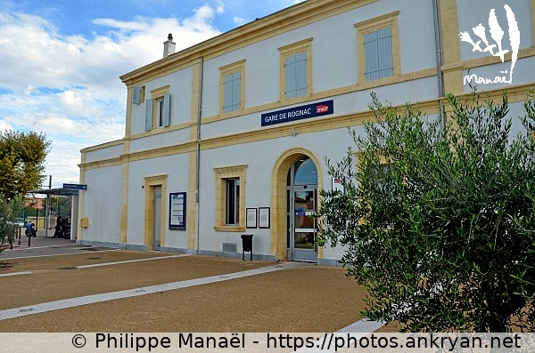 Gare de Rognac (Vitrolles / Ville / France / Bouches-du-Rhône - FR-13) © Philippe Manaël