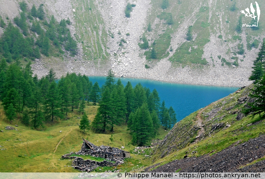Lac turquoise Visaïsa (Hautes vallées piémontaises / Italie) © Philippe Manaël