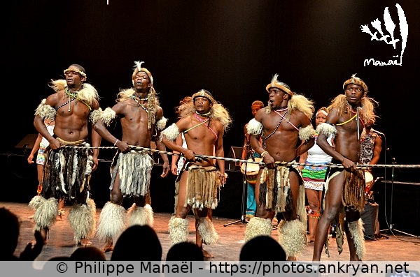 photo n°6 (Afrique du Sud : Ensemble Mzansi Zulu Dancers / Mondial'Folk de Plozévet 2014 / Festival / France / Bretagne - FR-29) © Philippe Manaël